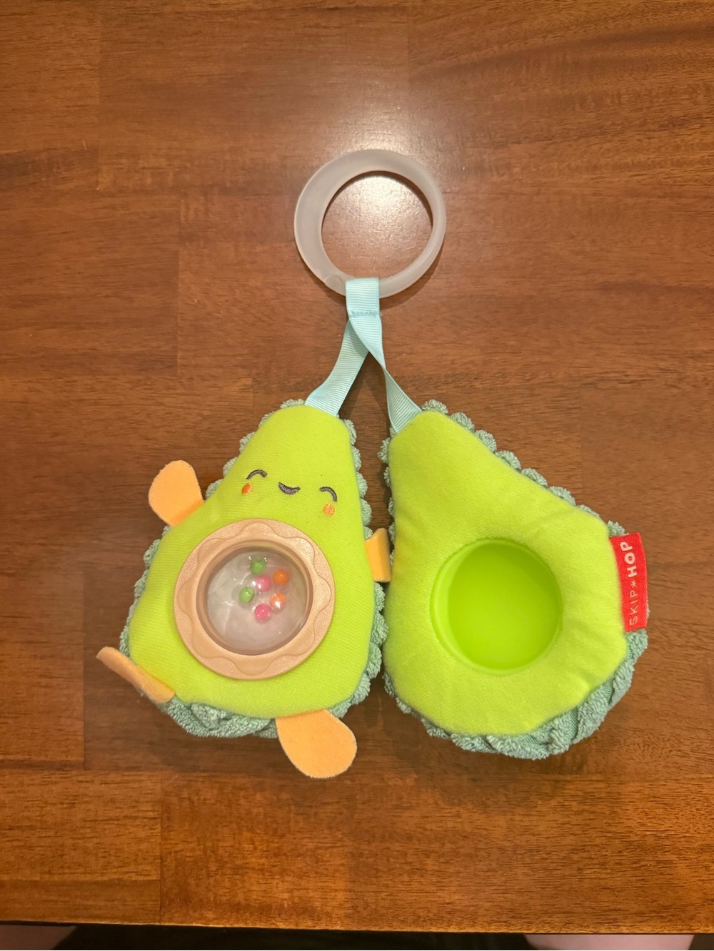 Skip Hop Farmstand Avocado Baby Stroller Toy